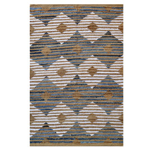 Denim Jamaica Hand-Woven Cotton & Jute Rug