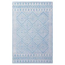 Aqua Cairo Hand-Tufted Wool Rug