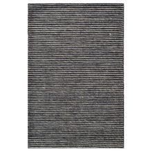 Charcoal Beads Hand-Woven Wool Rug