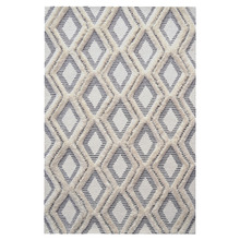 Natural & Ivory Alaska Hand-Tufted Wool Rug
