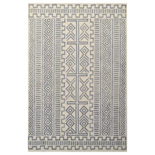 Ivory & Grey Nile Hand-Tufted Wool Rug