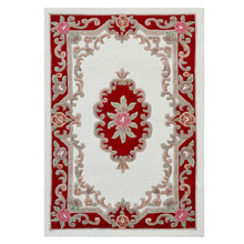 Red Avalon Hand-Tufted Wool Rug