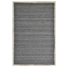 Charcoal & Cream Signature Hand-Woven Rug