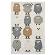 Wolly Hand-Tufted Wool Rug