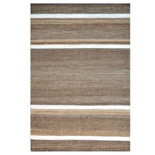 Brown Goa Hand-Woven Wool & Jute Rug