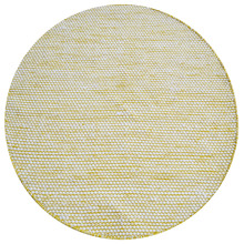 Honey Boondi Hand-Woven Wool Round Rug