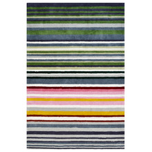 Striped Hand-Tufted Wool Rug