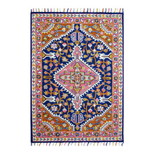Navy Lyon Hand-Tufted Wool Rug