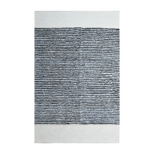 Ivory & Charcoal Indra Wool Rug