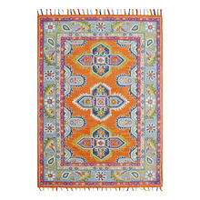 Orange Lyon Hand-Tufted Wool Rug