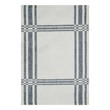 Ivory & Charcoal Bushra Wool Rug