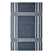 Charcoal & Ivory Bushra Wool Rug