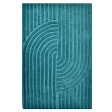 Turquoise Kellen Hand-Tufted Wool Rug