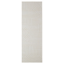 Ivory Pavi Hand-Tufted Wool Runner