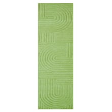 Pista Green Pavi Hand-Tufted Wool Runner