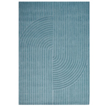 Cashmere Blue Lister Hand-Tufted Wool Rug