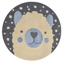 Kids' Ahmad Grizzly Wool Round Rug