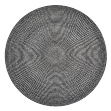 Dark Charcoal Jadon Indoor/Outdoor Round Rug