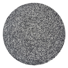Ivory & Black Jadon Indoor/Outdoor Round Rug