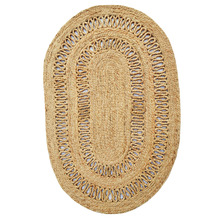Natural Ziggy Hand-Woven Jute Rug