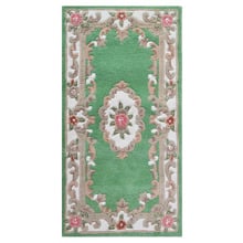 Green Lativa Hand-Tufted Wool Rug