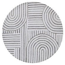Palmyra Hand-Woven Wool Round Rug