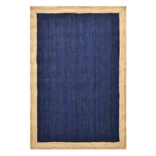 Navy Blue George Braided Jute Rug