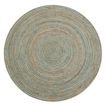 Spiral George Braided Jute Round Rug