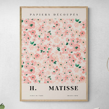 Pink Flowers Printed Wall Art