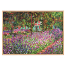 Garden at Giverny 1900 Framed Paper Print Wall Art