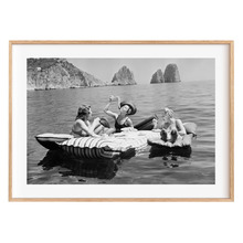 Three Ladies and Pasta 1939 Framed Paper Print Wall Art