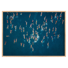 The Swimmers Framed Paper Print Wall Art