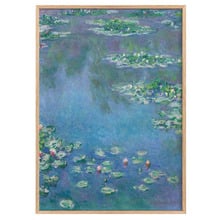 Water Lilies Framed Paper Print Wall Art