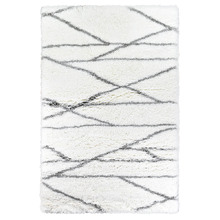 White Sawsan Shag Rug