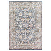Dark Blue Arsalan Power-Loomed Rug