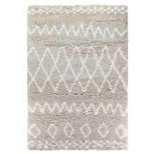 Beige Shahin Shag Rug