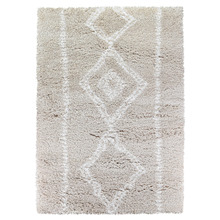 Beige Lahara Shag Rug