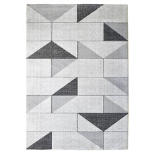 Silver Ellice Microfibre Rug