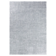 Silver Zavala Microfibre Rug