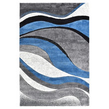 Blue Manisha Power-Loomed Rug