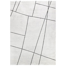 White Harper Power-Loomed Rug