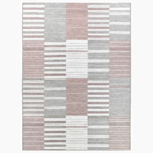 Grey & Red Hagan Indoor/Outdoor Rug