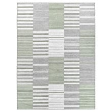 Grey & Green Hagan Indoor/Outdoor Rug
