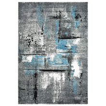 Turquoise Landbert Power-Loomed Rug