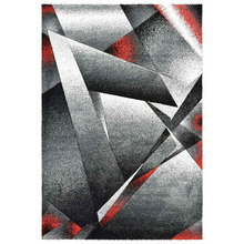 Red Arri Power-Loomed Rug