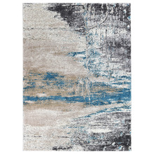 Turquoise Floro Contemporary Rug
