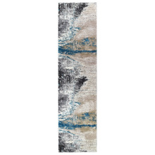 Turquoise Floro Contemporary Runner