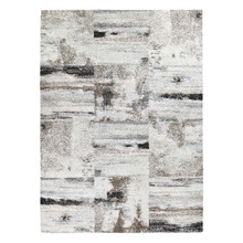 Grey & Brown Nicon Power-Loomed Area Rug