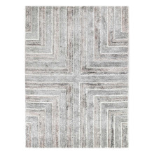 Grey & Brown Romi Power-Loomed Area Rug