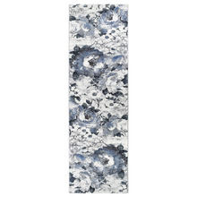 Blue & Grey Juna Power-Loomed Runner